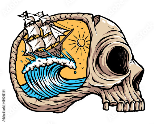 sailing on the ocean of horror