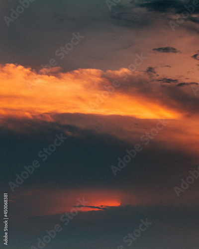 clouds at sunset © Vanderlei