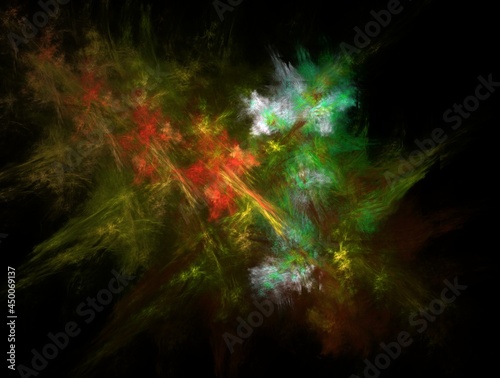 Imaginatory fractal background generated Image