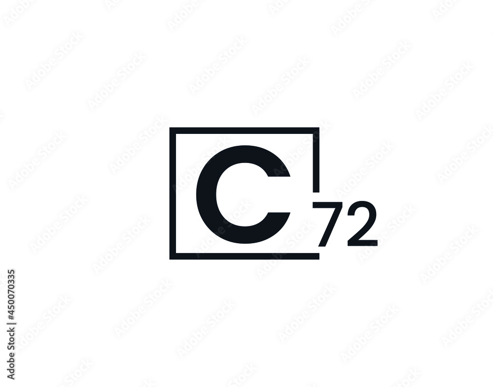 C72, 72C Initial letter logo C72, 72C Initial letter logo