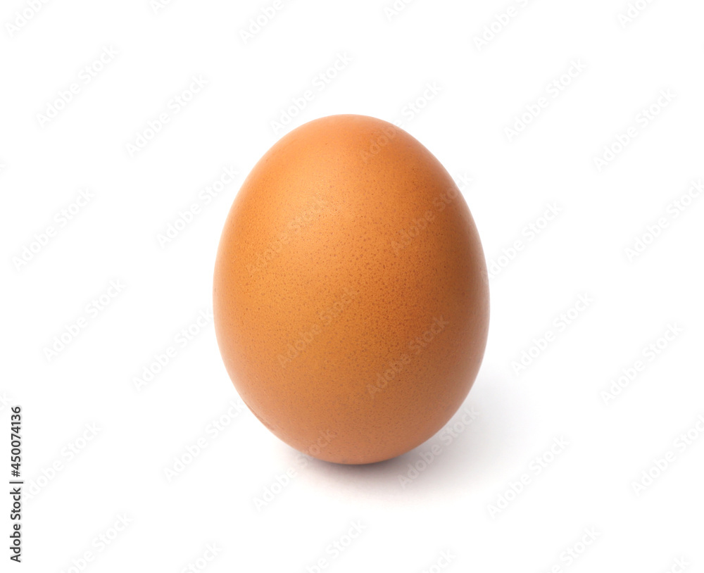 close-up egg chicken isolated on white background close-up egg chicken isolated on white background