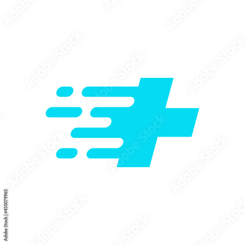 delivery medicine, capsule pill logo template vector icon