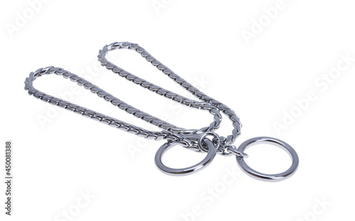 ring chain for dogs isolated