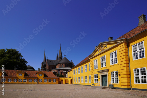 Photos Roskilde Cathedral on a bright summer day