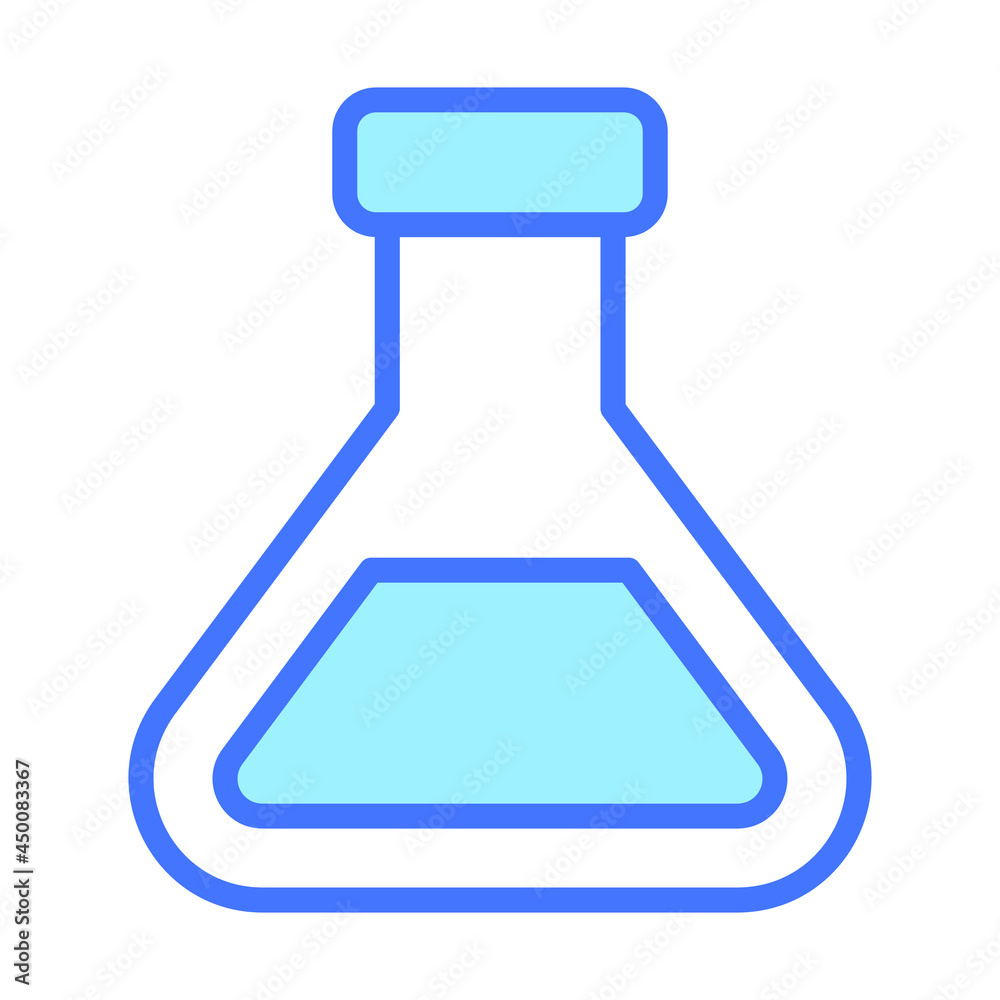Flask Healthcare Medical, vector graphic Illustration Icon. Flask Healthcare Medical, vector graphic Illustration Icon.