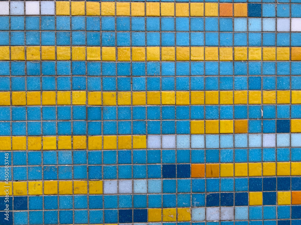 Fototapeta premium Ceramic tile patterns and colors. For the design and decoration of the background.