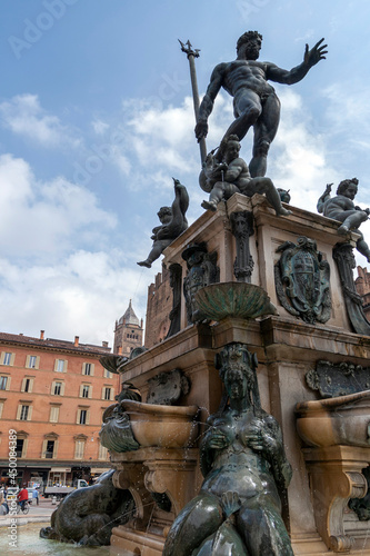 The Fountain of Neptune in Bologna