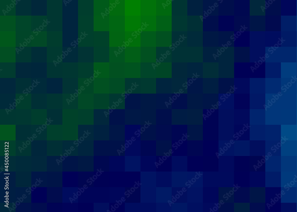 Fototapeta premium Color Pixels Cloud Abstract Computational Generative Art background illustration
