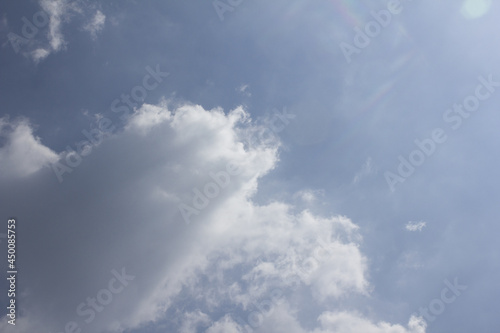 bright cumulus cloud and blue sky © binimin