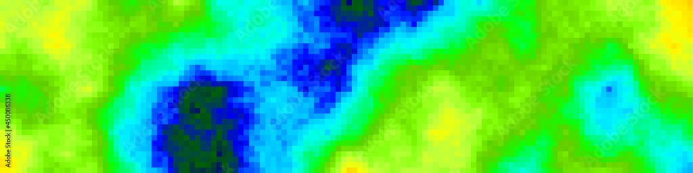 Color Pixels Cloud Abstract Computational Generative Art background illustration