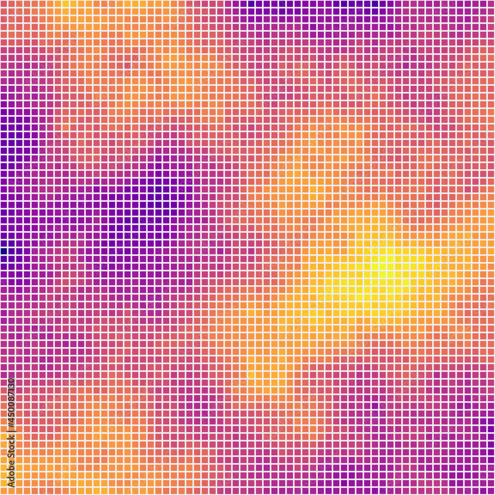 Color Pixels Cloud Abstract Computational Generative Art background illustration