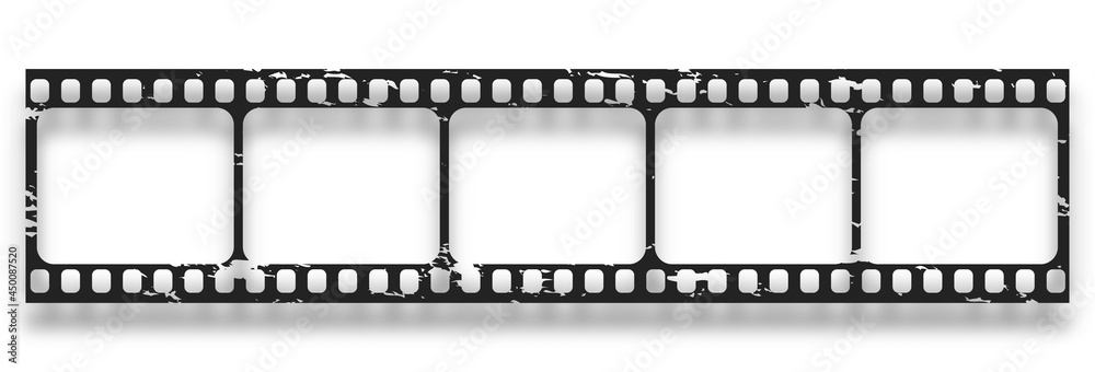 Grunge film strips collection. Old retro cinema movie strip. Video recording. Grunge film strips collection. Old retro cinema movie strip. Video recording.