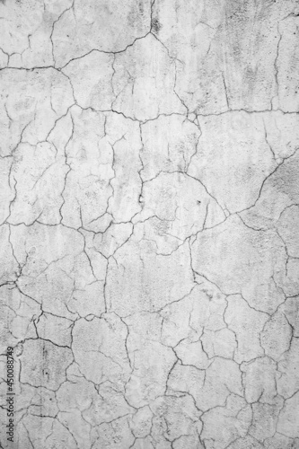 Old concrete wall with cracks , background, texture.
