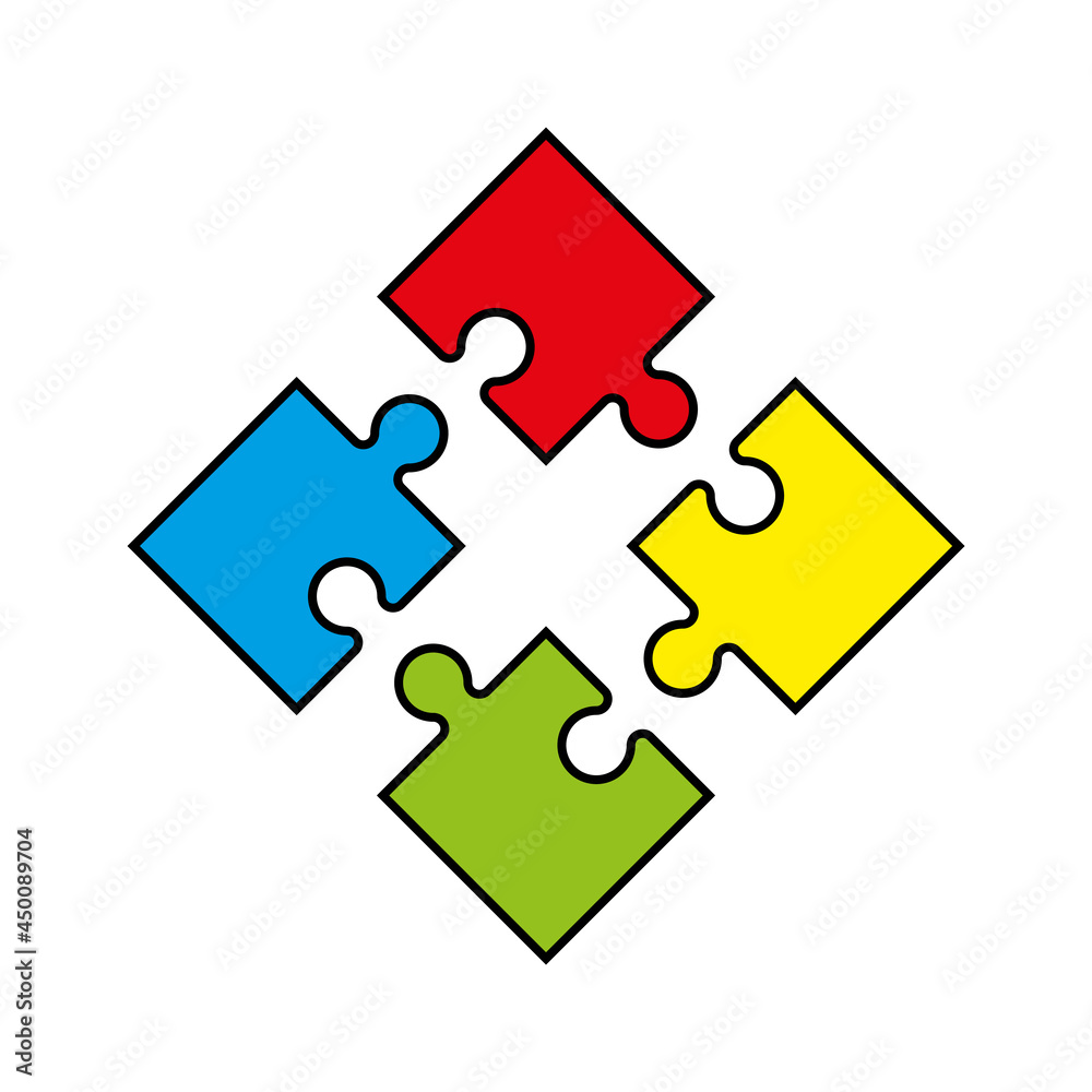 Background four piece puzzle pattern. Abstrect puzzles picture. Simple 4 piece puzzle wallpaper template. banner presentation picture. Background four piece puzzle pattern. Abstrect puzzles picture. Simple 4 piece puzzle wallpaper template. banner presentation picture.