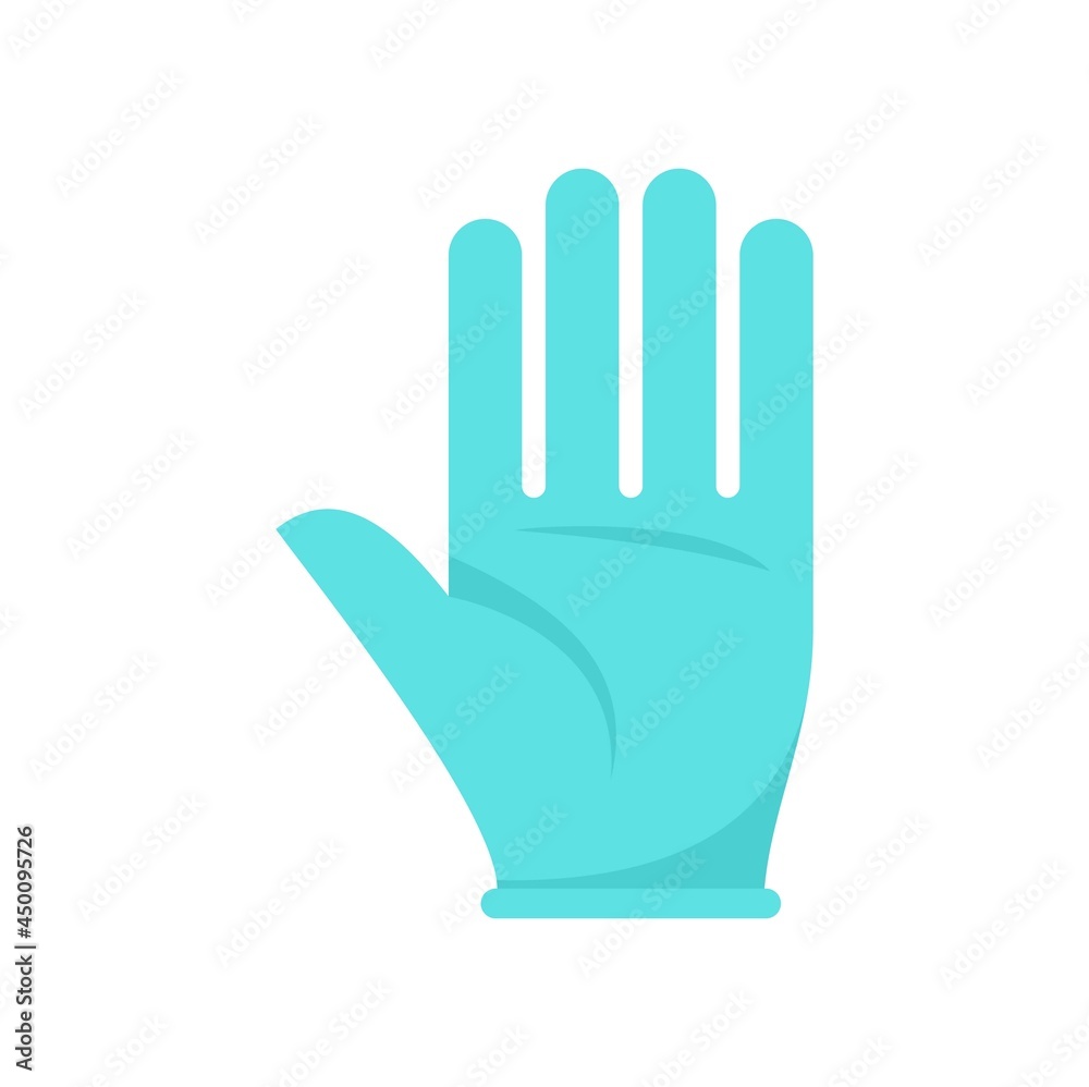 Survival glove icon flat isolated vector Survival glove icon flat isolated vector