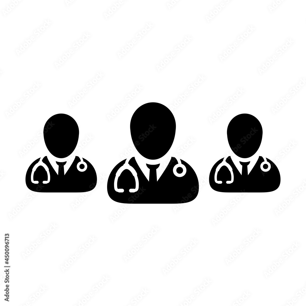 Surgeon icon vector group of male doctors person profile avatar for medical and health consultation in a glyph pictogram illustration Surgeon icon vector group of male doctors person profile avatar for medical and health consultation in a glyph pictogram illustration
