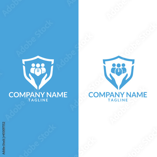 Medical logo template. Doctor team medical staff Suitable for medical business.