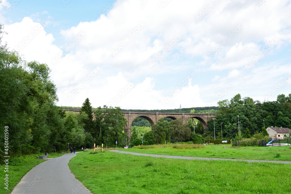 Ruhr-Viadukt  in Herdecke, NRW, Deutschland