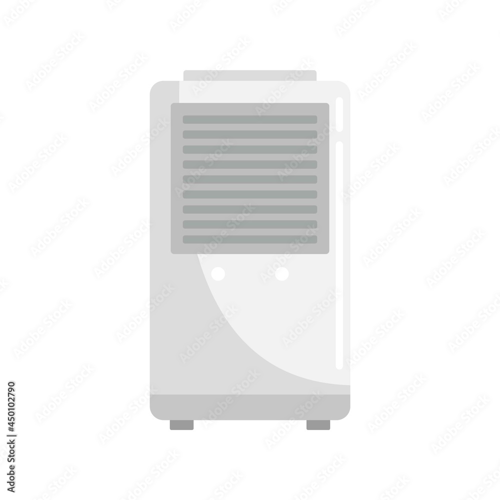Air conditioner stand icon flat isolated vector Air conditioner stand icon flat isolated vector