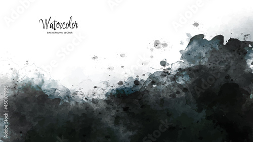 Abstract watercolor splash background vector.