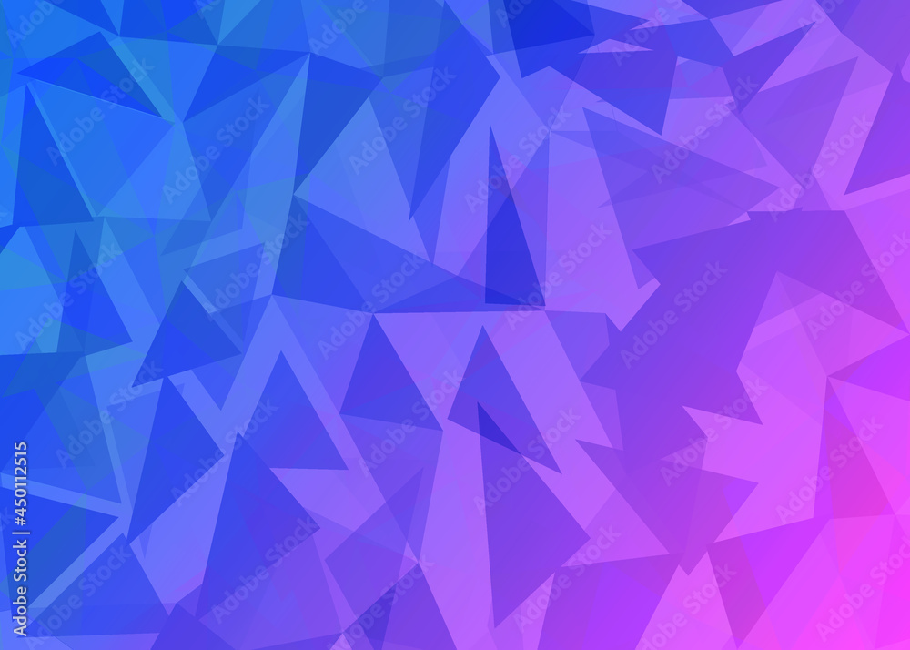 Garnet Low Poly Abstract Geometric Dynamic Textured. Polygon Banner Background. Sea Water Colorful Shape Composition.