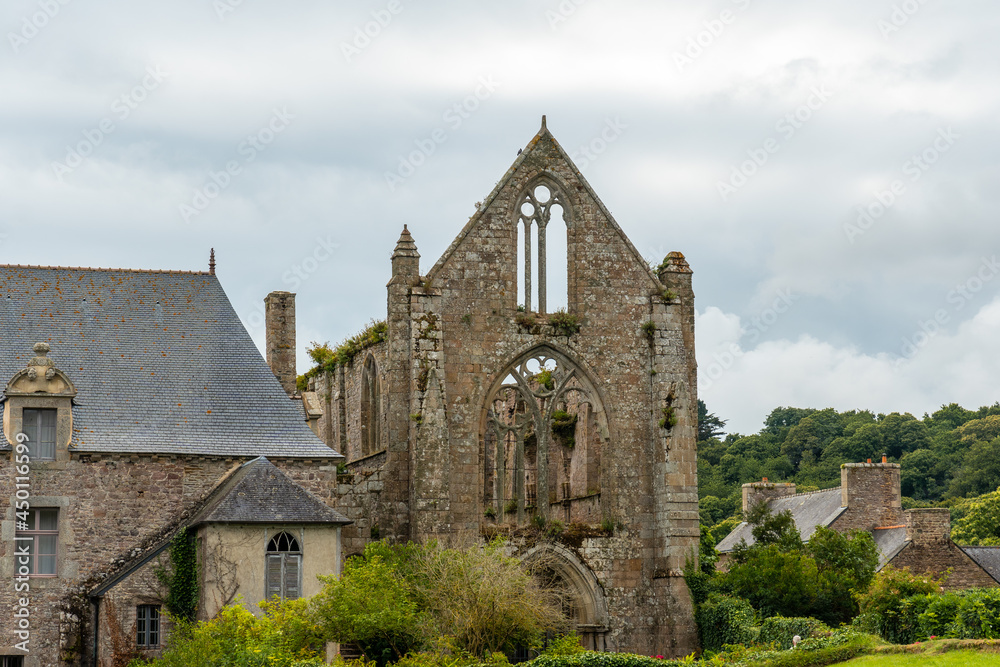 Abbaye de Beauport in the village of Paimpol, Côtes-d'Armor department, French Brittany. France