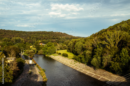 bridge over the river