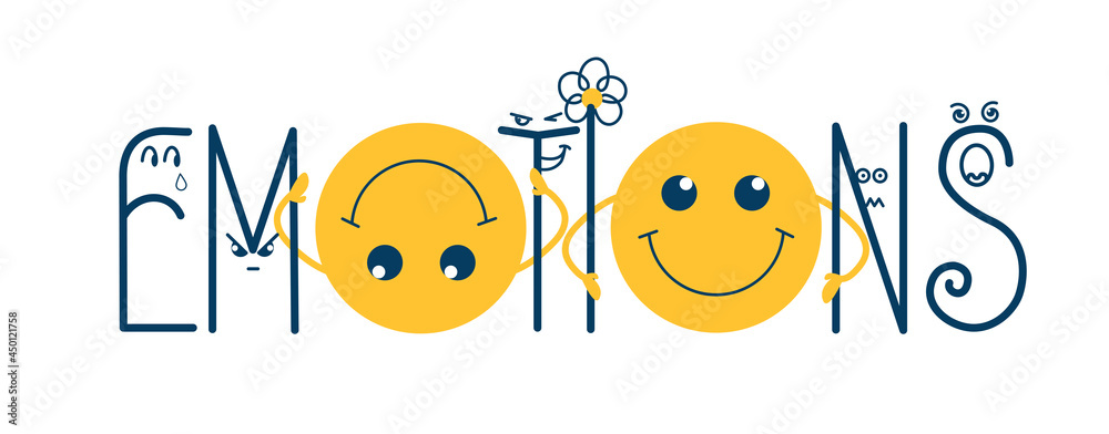 word emotions in cartoon form word emotions in cartoon form