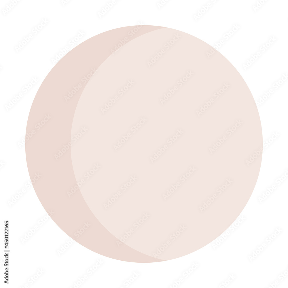 boho minimalist round circle symbol abstract shape icon poster template.
