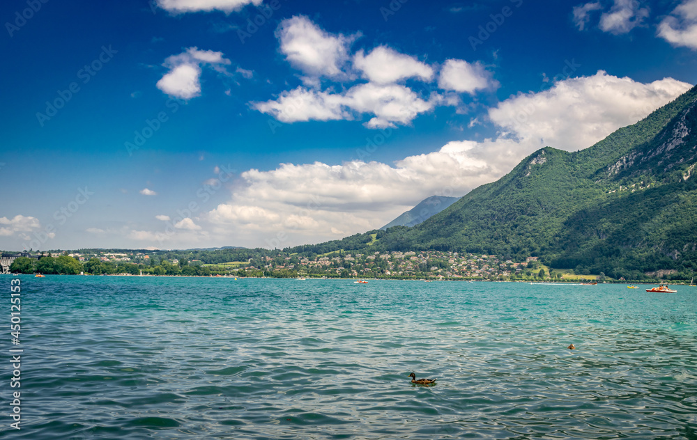 Obraz premium Paysage - Lac d'Annecy