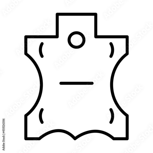 Leather Vector Line Icon Design