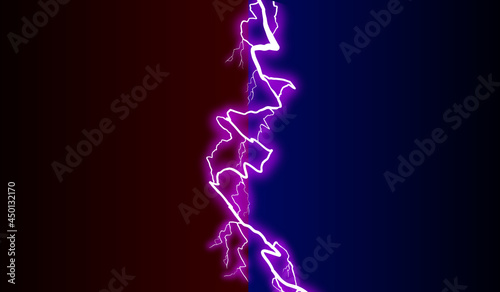 purple lightning VS background