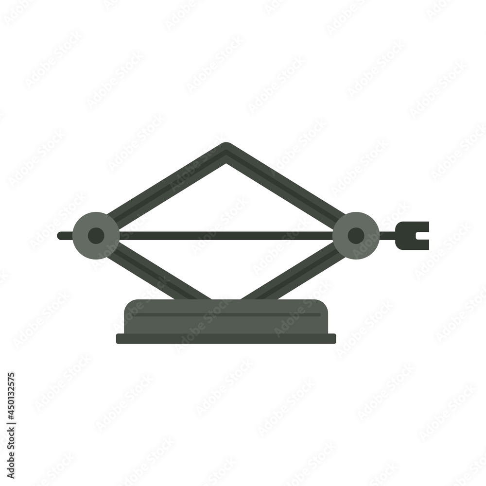 Classic jack-screw icon flat isolated vector Classic jack-screw icon flat isolated vector