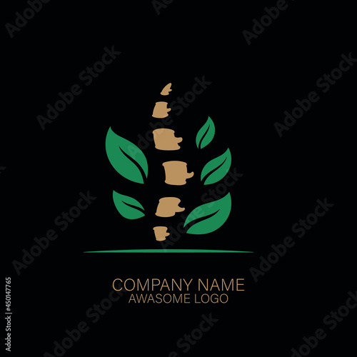 christmas tree logo design