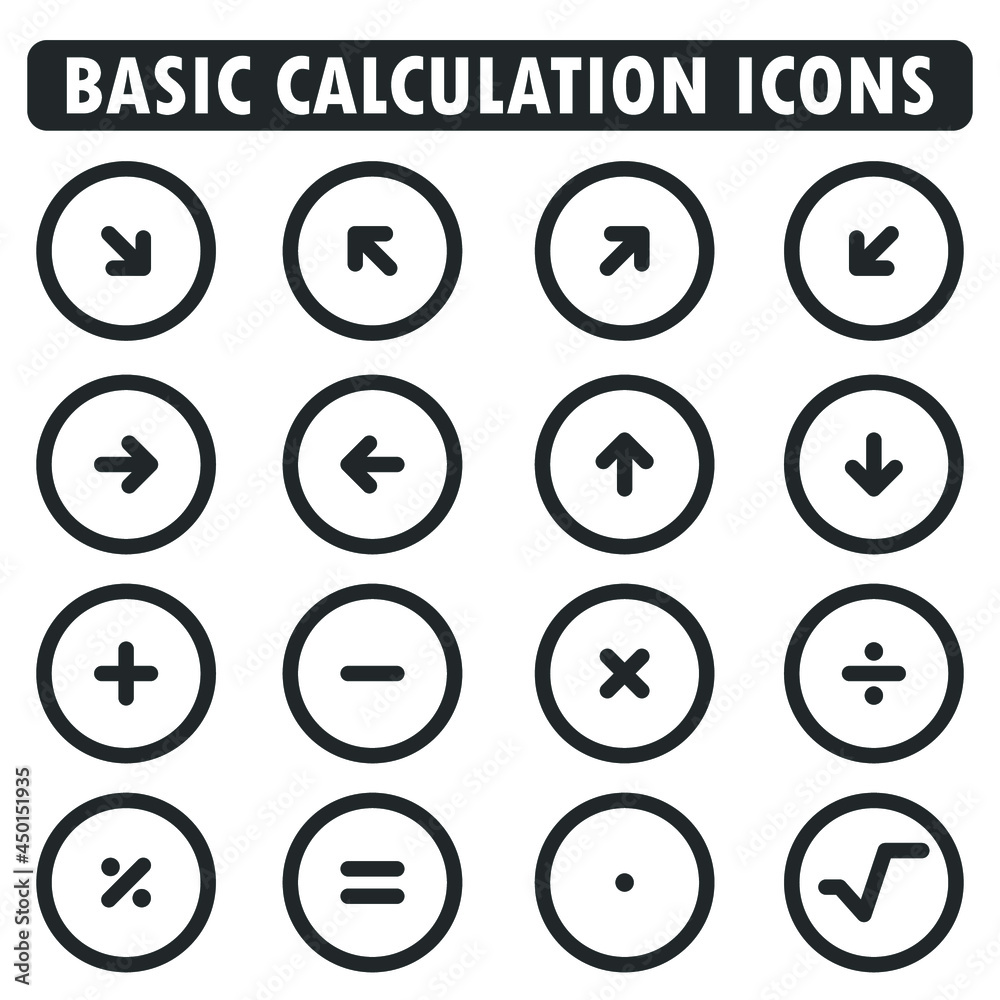 math icons collection math icons collection