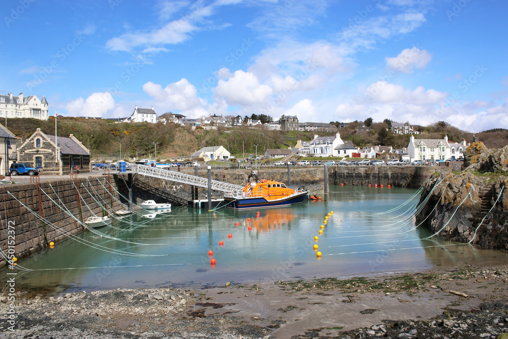Portpatrick harbour in Galloway, Scotland	