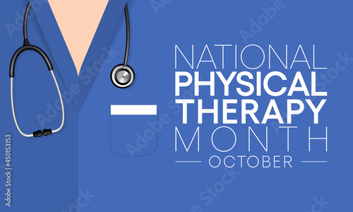 Physical therapy month is observed every year in October, also known as physiotherapy, is one of the healthcare professions provided by physical therapists who promote, maintain, or restore health.