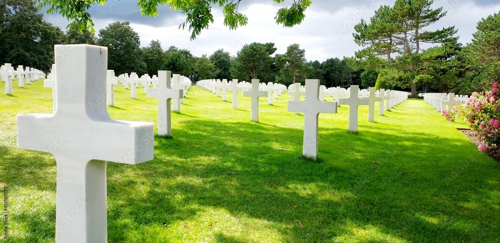 cimetière militaire américain de la Seconde Guerre mondiale de Colleville-sur-Mer, Omaha beach