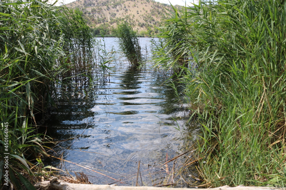 Beautiful view of Eymir lake in Ankara, Turkey. Beautiful view of Eymir lake in Ankara, Turkey.