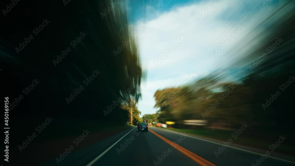 american summer road trip 4k time lapse from new york