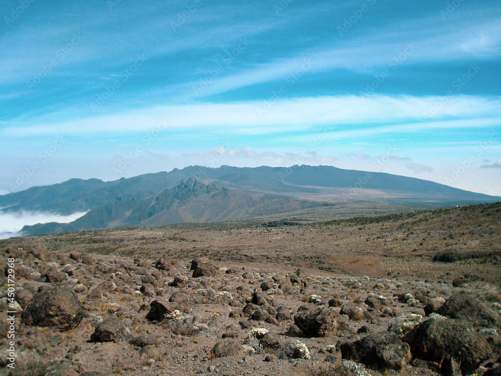 Arid Plane of Mount Kilimanjaro