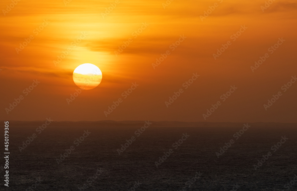 Pôr do sol em Jericoacoara, Ceará, Brasil. Pôr do sol em Jericoacoara, Ceará, Brasil.