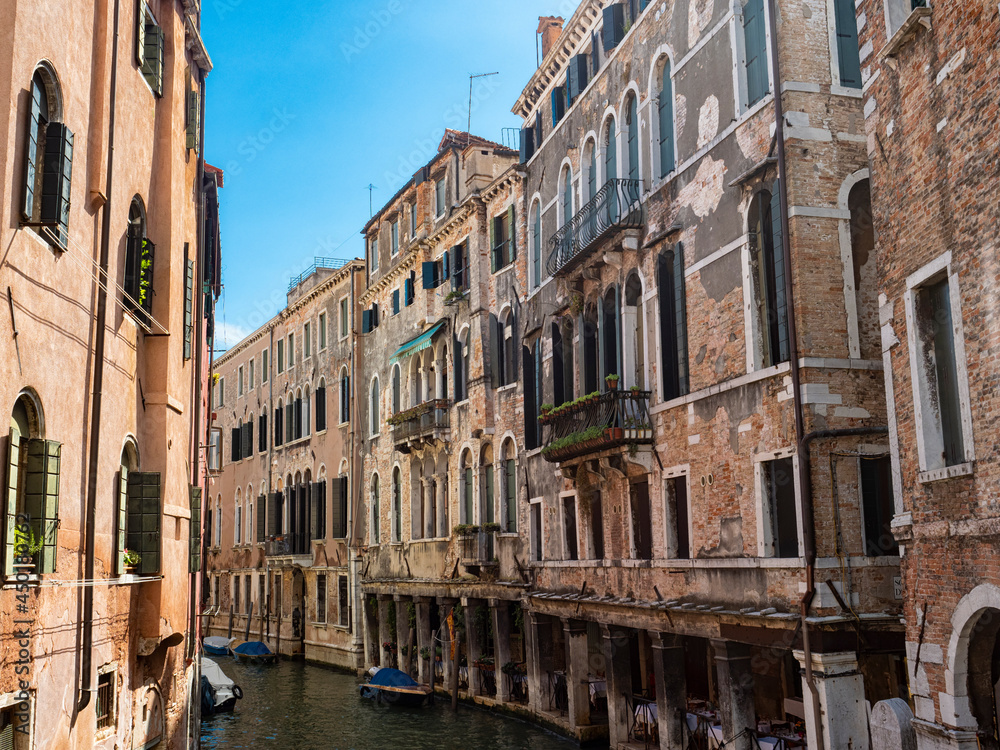 A typical canal of Venice