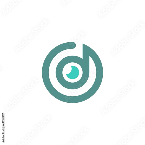 Letter D logo icon design concept
