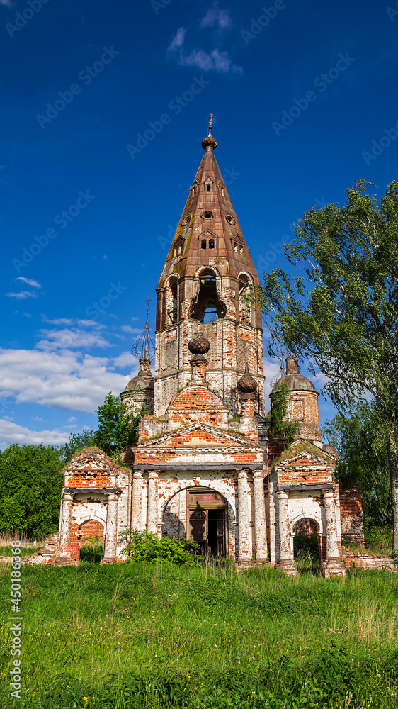 old abandoned Orthodox church old abandoned Orthodox church