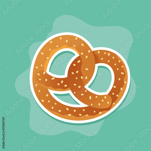 salty pretzel snack