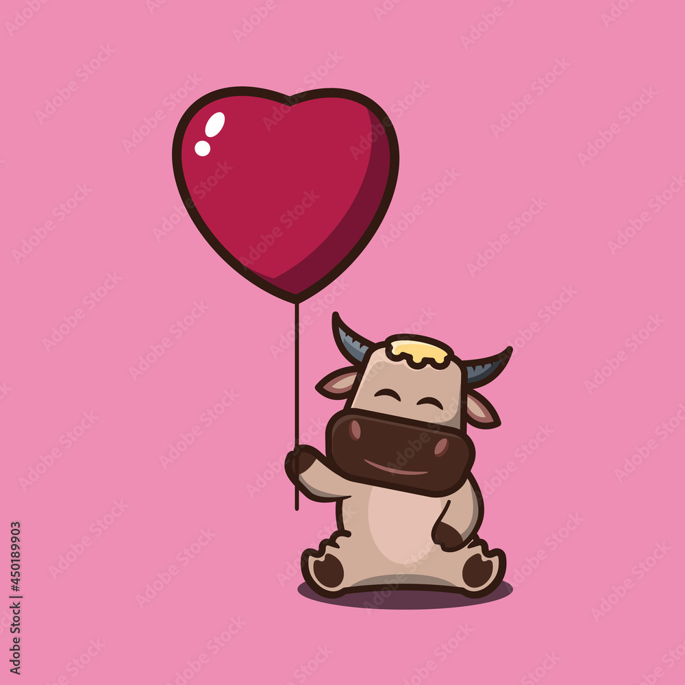 vector illustration of
cute buffalo holding balloon ,cartoon animal concept vector illustration of
cute buffalo holding balloon ,cartoon animal concept