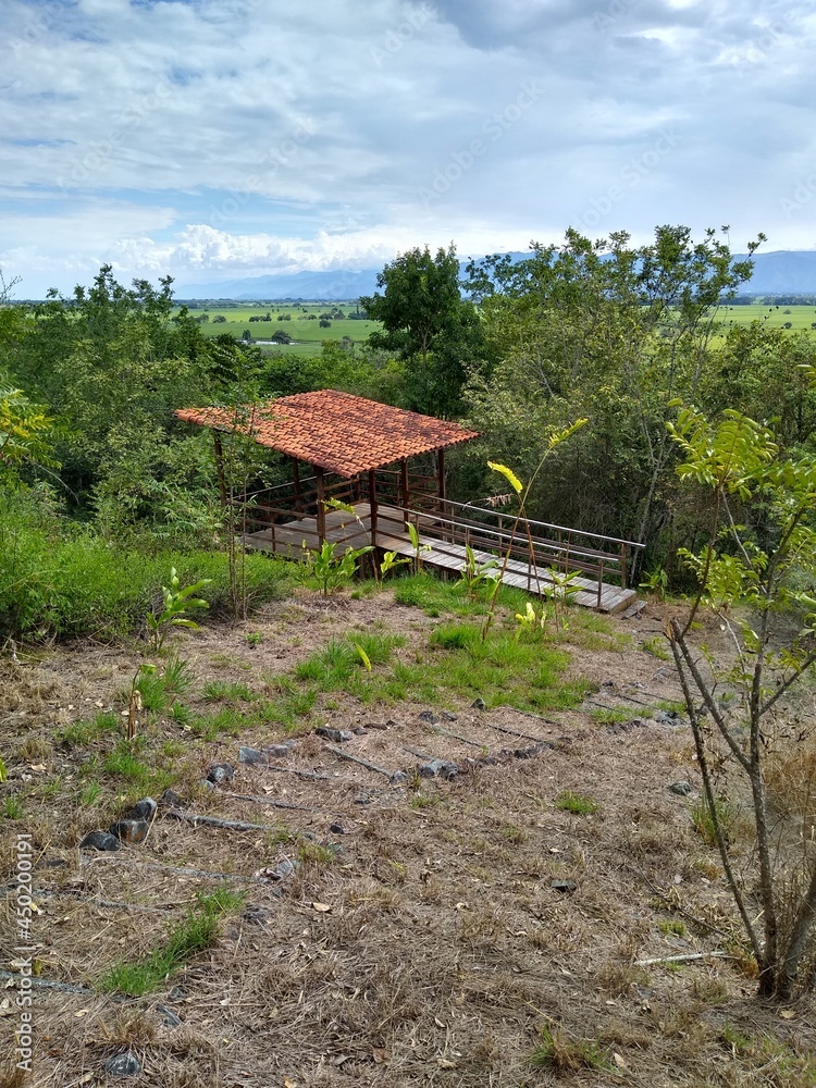 house in the mountains