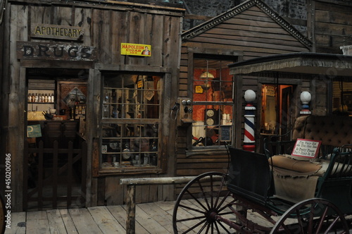 an old western town