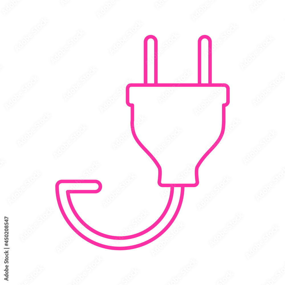 plug cable icons symbol vector elements for infographic web plug cable icons symbol vector elements for infographic web